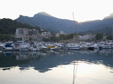 View across the Harbour at Sunrise, Port De Soller, Mallorca, Balearic Islands, Spain, Mediterranea Photographic Print by Ruth Tomlinson