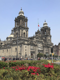 Metropolitan Cathedral, the Largest Church in Latin America, Zocalo, Plaza De La Constitucion, Mexi Photographic Print by Wendy Connett