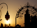 Minaret of the Koutoubia Mosque at Sunset, Marrakesh, Morocco, North Africa, Africa Photographic Print by Frank Fell