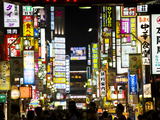 Neon Signs, Kabukicho, Shinjuku, Tokyo, Japan, Asia Photographic Print by Ben Pipe