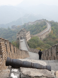Cannon, Great Wall of China, UNESCO World Heritage Site, Mutianyu, China, Asia Photographic Print by Kimberly Walker