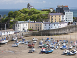 Tenby Harbour, Tenby, Pembrokeshire, Wales, United Kingdom, Europe Photographic Print by David Clapp