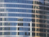 Buildings Reflecting in a Building in the La Defense District, Paris, France, Europe Photographie par Julian Elliott
