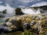 Whakarewarewa Thermal Reserve, North Island, New Zealand, Pacific Photographic Print by Ben Pipe