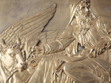 Sculpture Depicting St. Luke the Evangelist, Saint-Louis Des Invalides Church, Paris, France, Europ Photographic Print by  Godong