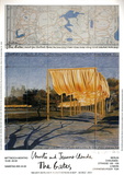 The Gates Project for Central Park New York Collage Edition limitée par Christo 
