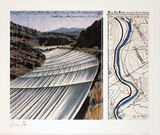 Over the River, project for the Arkansas River Edition limitée par Christo 