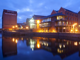 Waterfront at Night, Nottingham, Nottinghamshire, England, United Kingdom, Europe Fotografie-Druck von Frank Fell