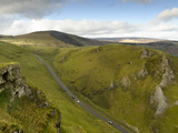 Cars Travelling Down Winnats Pass, Castleton, Peak District National Park, Derbyshire, England, Uni Photographic Print by Chris Hepburn