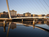 Gateshead Millennium Bridge Beween Newcastle and Gateshead, Tyne and Wear, England, United Kingdom, Photographic Print by Mark Sunderland