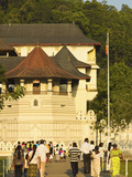 The Temple of the Sacred Tooth Relic (Temple of the Tooth) at Sunset, Site of Buddhist Pilgrimage,  Photographic Print by Rob Francis