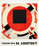 Proun (1924) Affiche par El Lissitzky
