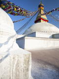 Bodhnath Stupa (Boudhanth) (Boudha), One of the Holiest Buddhist Sites in Kathmandu, UNESCO World H Photographic Print by Lee Frost