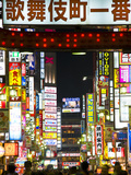 Neon Signs, Kabukicho, Shinjuku, Tokyo, Japan, Asia Fotografie-Druck von Ben Pipe
