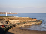 Seaburn Lighthouse and Beach Sunderland, Tyne and Wear, England, United Kingdom, Europe Photographic Print by Mark Sunderland