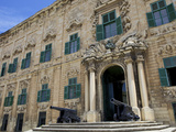 Auberge De Castille One of Valletta's Most Magnificent Buildings, Valletta, Malta, Mediterranean, E Photographic Print by Simon Montgomery