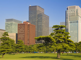 View of City Centre from Imperial Plaza, Tokyo, Japan, Asia Photographic Print by Ben Pipe