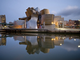 Guggenheim Museum, Bilbao, Euskal Herria, Euskadi, Spain, Europe Fotografie-Druck von Ben Pipe