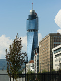 Avaz Twist Tower, Headquarters of the Newspaper Dnevni Avaz, Sarajevo, Bosnia and Herzegovina, Euro Photographic Print by Emanuele Ciccomartino