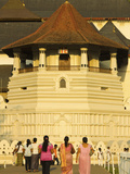 The Temple of the Sacred Tooth Relic (Temple of the Tooth) at Sunset, Site of Buddhist Pilgrimage,  Photographic Print by Rob Francis