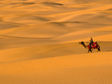Sam Sand Dunes, Rajasthan, India, Asia Fotografie-Druck von Ben Pipe