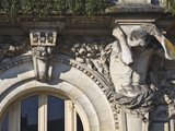 One of the Four Atlantes on the Hotel De Ville (Town Hall), Tours, France, Europe Photographic Print by Julian Elliott