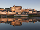 The Chateau of Amboise, UNESCO World Heritage Site, Reflecting in the Waters of the River Loire, Am Photographic Print by Julian Elliott
