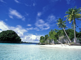 Bucht der Bay of Honeymoon Island, Weltkulturerbe, Rock Islands, Palau Fotografie-Druck von Stuart Westmoreland