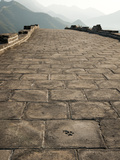 Animal Print in the Road, Great Wall of China, UNESCO World Heritage Site, Huanghua Cheng (Yellow F Photographic Print by Kimberly Walker