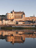 The Chateau of Amboise, UNESCO World Heritage Site, Reflecting in the Waters of the River Loire, Am Photographic Print by Julian Elliott