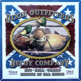 Dixie Outfitters Duck Decoy Company Hunting Tin Sign