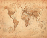World Map - Antique Posters
