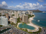 Waikiki, Honolulu, Oahu, Hawaii, Usa Photographie par Douglas Peebles