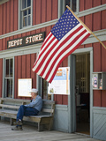 Owned by the State of Montana, the Museum Is a Collection of Buildings, Nevada City, Montana, Usa Photographie par Luc Novovitch