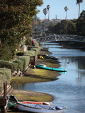 Man-Made Canal in Venice Canal Historic District, Venice, Los Angeles, California, Usa Photographic Print by Bruce Yuanyue Bi