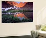 Morning Light on Quartzite Cliffs of Red Castle Peak, High Uintas Wilderness, Utah, Usa Wall Mural by Scott T. Smith