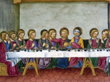 The Last Supper, Jesus, Codex of Predis (1476), Royal Library, Turin, Italy Photographic Print by 0 Prisma
