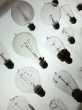 Old Light Bulbs, Dibner Hall, History of Science, Huntington Library, Pasadena, California, Usa Photographic Print by Bruce Yuanyue Bi