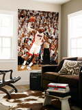 Miami, FL - June 21:  Miami Heat and Oklahoma City Thunder Game Five, LeBron James Wall Mural by Issac Baldizon