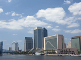 The Jacksonville Landing Area Along the St. John's River, Jacksonville, Florida, Usa Photographic Print by Cindy Miller Hopkins