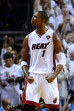 Miami, FL - June 21:  Miami Heat and Oklahoma City Thunder Game Five, Chris Bosh Photographic Print by Ronald Martinez