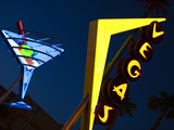 Vegas Neon Sign, Fremont Street East, Downtown, Las Vegas, Nevada, Usa Photographic Print by Walter Bibikow