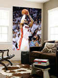 Miami, FL - June 21:  Miami Heat and Oklahoma City Thunder Game Five, LeBron James and James Harden Wall Mural by Ronald Martinez