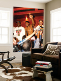 Miami, FL - June 21:  Miami Heat and Oklahoma City Thunder Game Five, Joel Anthony, Udonis Haslem a Poster by Mike Ehrmann