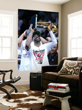 Miami, FL - June 21:  Miami Heat and Oklahoma City Thunder Game Five, Dwyane Wade Posters by Ronald Martinez