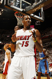 Miami, FL - June 21:  Miami Heat and Oklahoma City Thunder Game Five, Mario Chalmers Photographic Print by Issac Baldizon