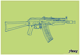 Steez Gun Art Print Poster Posters