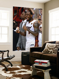 Miami, FL - June 21:  Miami Heat and Oklahoma City Thunder Game Five, LeBron James Wall Mural by Ronald Martinez