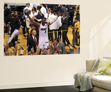 Miami, FL - June 21:  Miami Heat and Oklahoma City Thunder Game Five, Dwyane Wade Prints by Joe Murphy