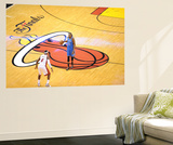 Miami, FL - June 21:  Miami Heat and Oklahoma City Thunder Game Five, Kevin Durant and LeBron James Wall Mural by Noah Graham